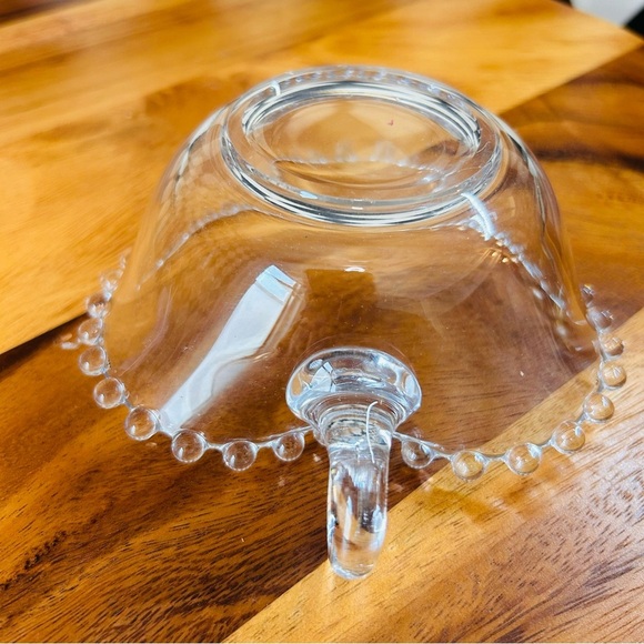 Imperial Glass Candlewick Heart-Shaped Dish - Picture 9 of 9